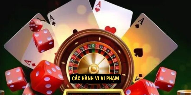 Các hành vi vi phạm